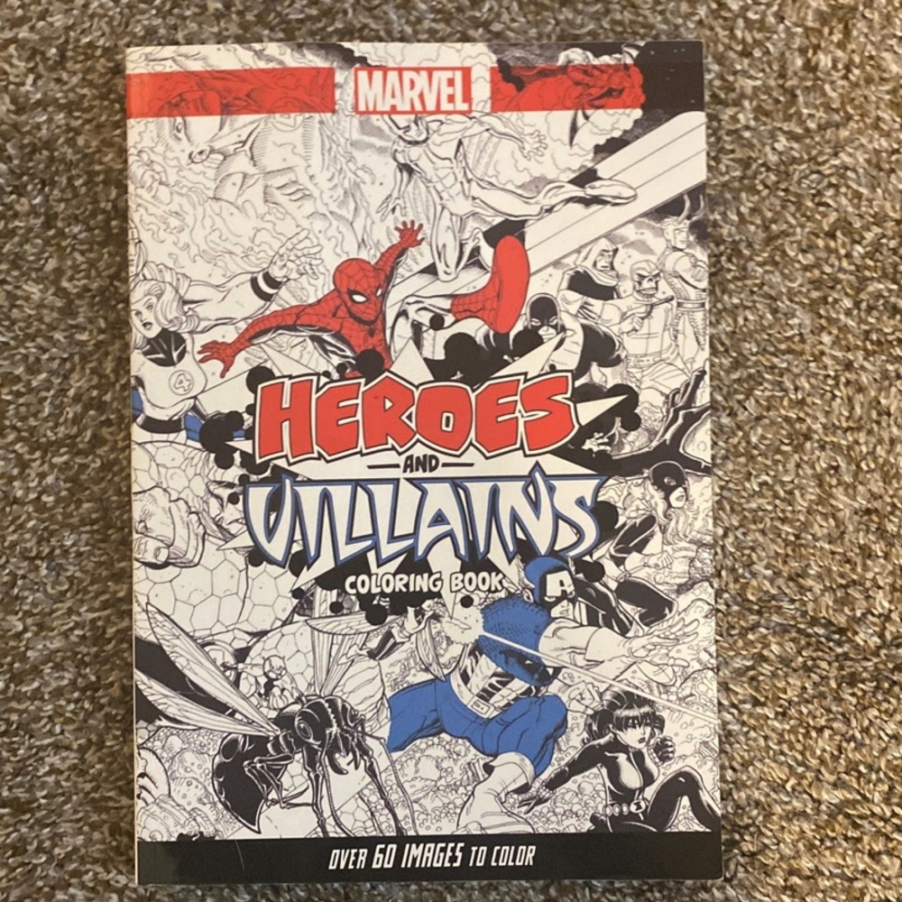 Marvel Comics Coloring Book